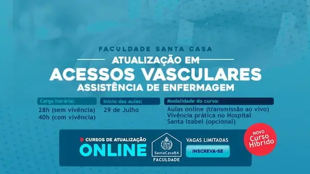 Curso de Acessos Vasculares é lançado pela Faculdade Santa Casa