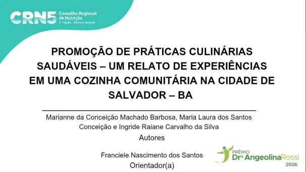 Alunas de Nutrição da FSC apresentam projeto em premiação do CRN-5
